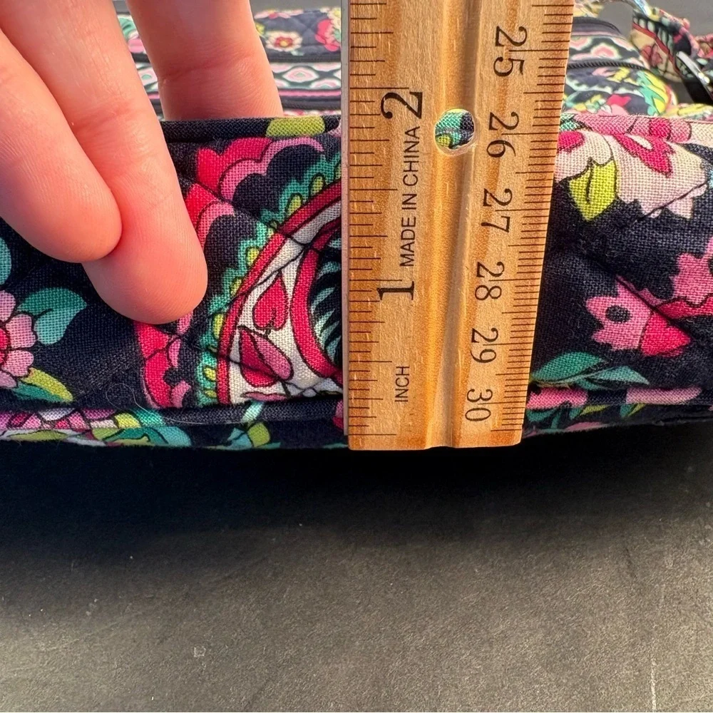 Vera Bradley Floral Paisley Quilted Crossbody Purse Bag